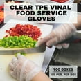 thumbnail image 2 of SSBM 90000 Pcs-Clear Food Service Powder Free Disposable Gloves 2 Mil, Small (TPE for Flexibility & Durability), 2 of 5
