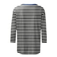 thumbnail image 5 of YanHoo Women 3/4 Sleeve Blouse 3/4 Length Sleeve Womens Crewneck Tops Graphic 3/4 Sleeve Tops for Women Ladies Tops and Blouses 3/4 Sleeve Mothers Day Gifts, 5 of 6