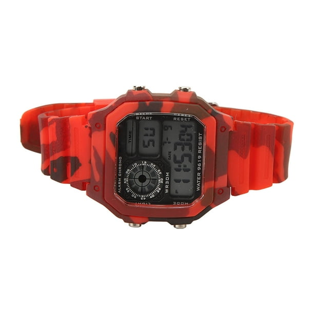 Reloj para exteriores, reloj digital, reloj multifunción resistente al agua, reloj luminoso, diseño de clase mundial