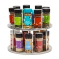 thumbnail image 1 of Lazy Susan Turntable Kitchen Organizer Spices Tableware Food Service - 10.5" Stainless Steel, 1 of 9