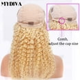 thumbnail image 5 of 613 Blonde Human Hair Wigs Blonde 13x1 Lace Front Wig Human Hair Pre Plucked With Baby Hair Honey Blonde Brazilian Body Wave Human Hair Wigs for Women Transparent Lace Middle Part Wig (34 inch, 13x1), 5 of 7