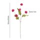 thumbnail image 3 of Flores Artificiales De Plástico pieza de flor artificial de diente de león de plástico rojo con 5 capullos para decoración del hogar o jardín exterior. Rkxzt, 3 of 9