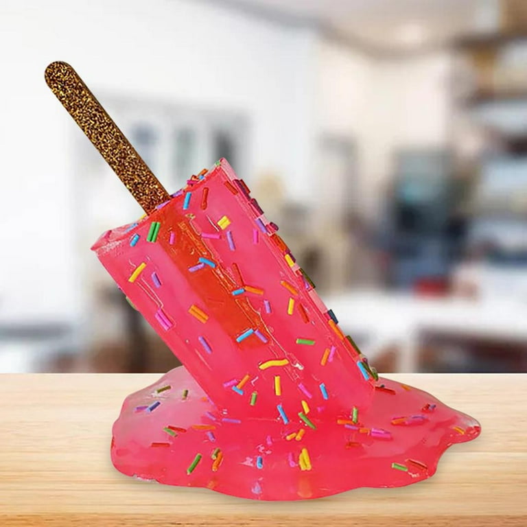 Mini Melting Popsicle Sculpture, Funny Creative Melting Ice