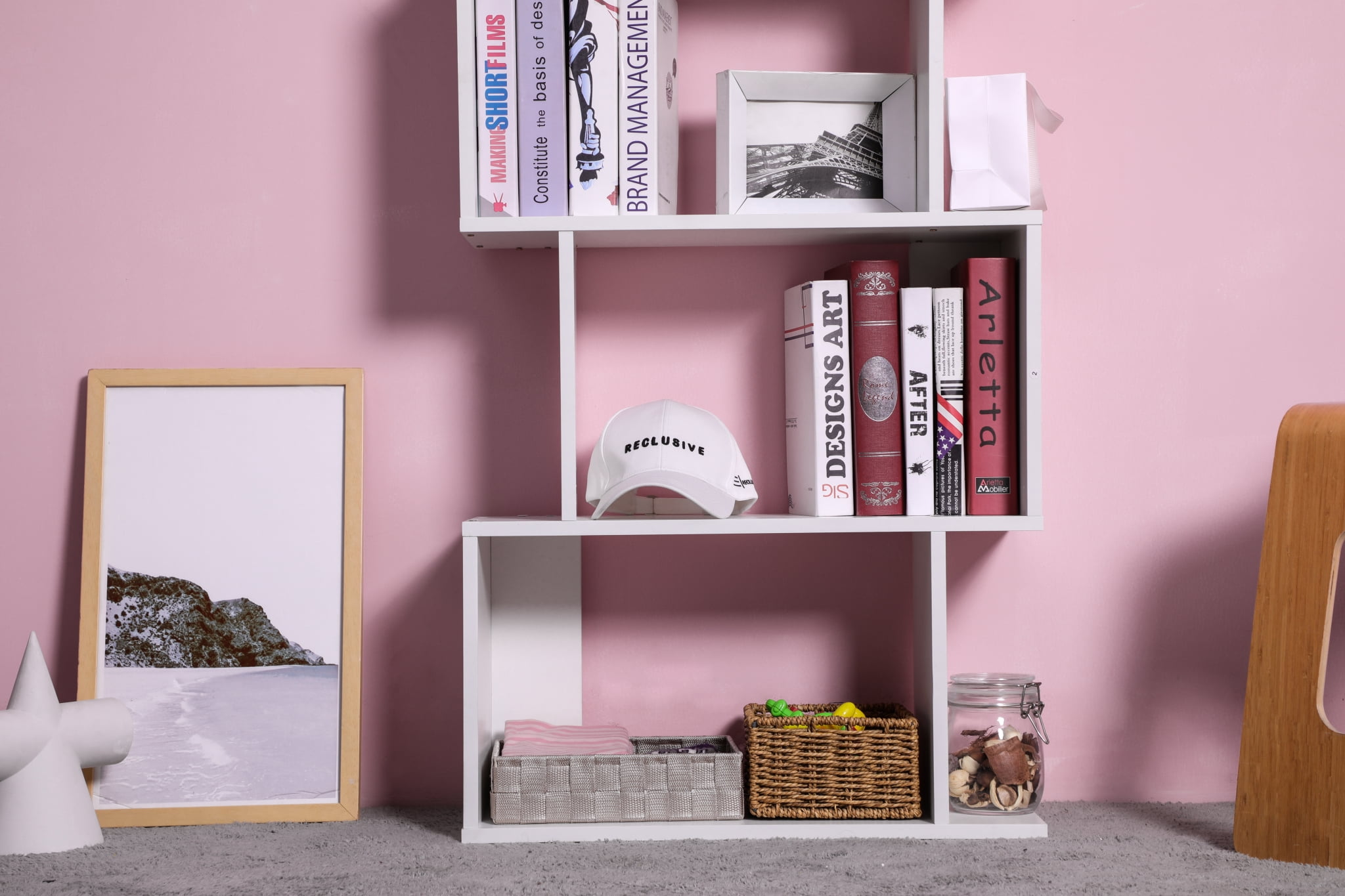 ZShelf Room Divider Display Shelf Free Standing Display Storage