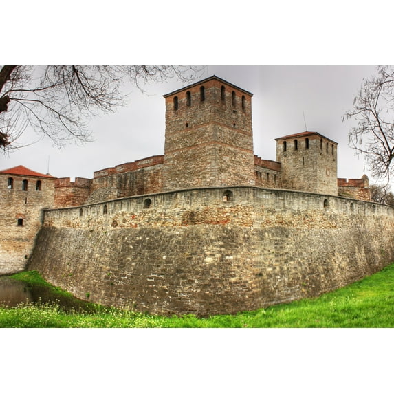 24x36 gallery poster, Baba Vida medieval castle build on the banks of the Danube River in Vidin, Bulgaria
