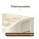 thumbnail image 5 of Caja de almacenamiento de cosméticos, almacenamiento de escritorio, a prueba de polvo, para mascarillas, lápiz labial, estante de plástico con borde cruzado, un recipiente, 5 of 6
