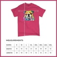 thumbnail image 5 of Tee Hunt Dean Russo Serious Bulldog T-Shirt Dog Best Friend Pet Paw Men's Tee, Hot Pink, Medium, 5 of 5