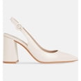 thumbnail image 2 of Women's Pointed Toe Block Heel Pumps Slingback Chunky Heel Slip On Work Party Dress Shoes, 2 of 3