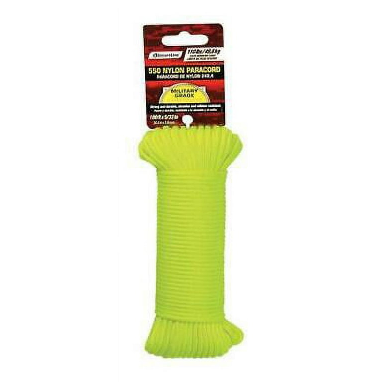 SecureLine 5/32 in. D X 100 ft. L Green Braided Nylon Paracord SecureLine 5/32 in. D X 100 ft. L Green Braided Nylon Paracord