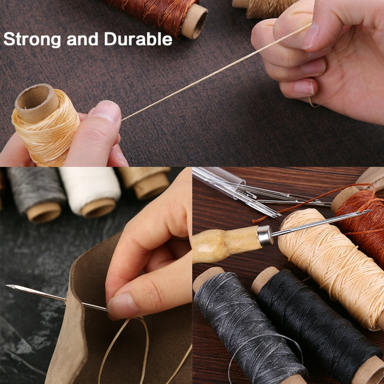 Jupean Leather Sewing Kits, for Beginners and Professionals,32 Pcs 