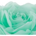 thumbnail image 4 of JWH 3D Handmade Soft Round Decorative Rose Flower Accent Throw Pillow for Bed Sofa Home Bedding 14inch Mint, 4 of 7