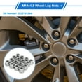 thumbnail image 2 of Unique Bargains 16 Pcs M14x1.5 Tuercas de rueda para Ford F-250 Super Duty 2003-2016 No.2C2Z1012AA, 2 of 7