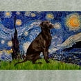 thumbnail image 3 of CafePress - Starry Chocolate Lab - Women's Nightshirt, 3 of 4