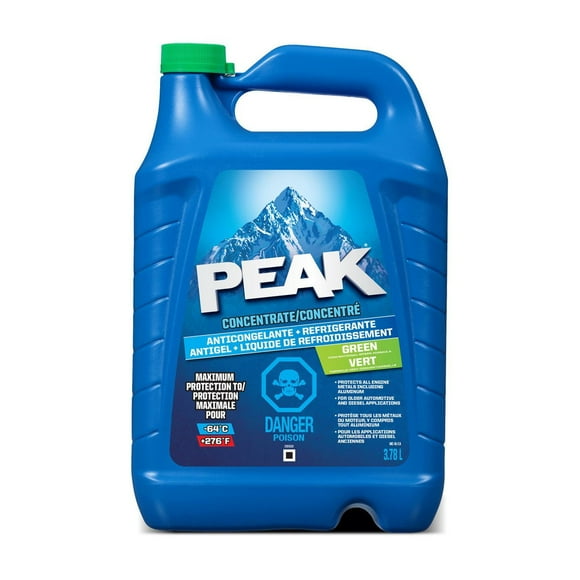 PEAK® Green Concentrate Antifreeze + Coolant, 3.78 Liters, PEAK® Green Concentrate AFC