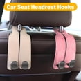 thumbnail image 5 of Headrest Hooks for Car, Car Purse Hook, Car Hooks for Purses and Bags Cute, Car Seat Hook (2 Pack, Black), 5 of 6