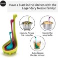thumbnail image 3 of XINQIHANG The Nessie Family Soup Ladle and Tea Infuser Set-Durable Soup Ladle, Colander for Cooking & Tea Infusers-100% Food Safe, BPA Free Ladle Spoon-Heat Resistant Fun Gadgets, 3 of 7