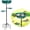Green, variant on Metal Bird Bath for Outdoor - Garden Bird Bath with Removable Bowl Heavy-Duty Base, Winter Birdbath Feeder Rust-Proof Birdbaths for Garden Yard Lawn Decor, Easy to Install(Bronze)