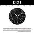 thumbnail image 2 of 12 Inch Wall Clock Battery Operated Silent Clock Decorative for Office, Kitchen, Outdoor, Living Room，Halloween Pretty Spider Web Cute, 2 of 5