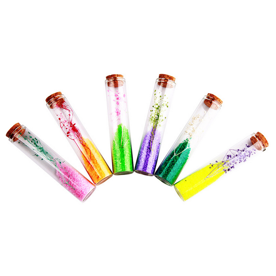 Cork Jar Glass Bottles DIY Decoration Mini Glass Bottles Sample Jars