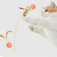 thumbnail image 4 of SPOORYYO 1 Pack Interactive Cat Ball Toys,Bouncy Ball with Natural Feathers for Indoor Cats and Kittens, Elastic Cat Toy Balls for Cats Playing Exercise, 4 of 4
