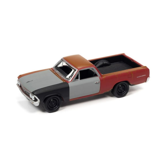 1966 Chevy El Camino, Red - Johnny Lightning JLSP212/24A - 1/64 scale Diecast Model Toy Car