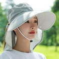 thumbnail image 2 of Sun Hat for Men Women Wide Brim Fishing Hat with Face Cover & Neck Flap Outdoor Sun Protection Hat, 2 of 7