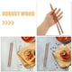 thumbnail image 4 of GOOHOCHY 2 pares de palillos de madera reutilizables para fideos, estilo chino, antideslizantes, para el hogar y el restaurante., 4 of 8