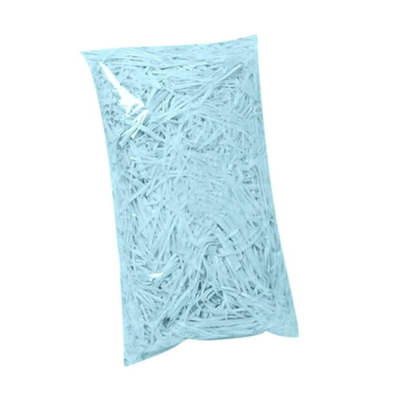 5.29 OZ Crinkle Cut Paper Shred Filler for Bag Gift Box Basket Confetti Paper Shreded Stuffing Decoration for Valentine's Day Holiday Party (Blue)