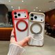 thumbnail image 4 of For iPhone 17 Pro Max Magnetic Case Stress Relief Kickstand TPU + PC Transparent Protective Phone Co, 4 of 5