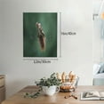 thumbnail image 2 of Kdxio Squirrel Pattern Canvas Wall Art 12x16 Inches - Waterproof HD Print Solid Wood Frame for Living Room & Bathroom,Vertical, 2 of 8