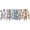 A 12pcs, variant on Women's 24-Count Fade-Proof Silk-Like Multifunctional Fashion Accessories Set Neck Scarf Wraps Headbands Hair Tie