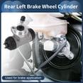 thumbnail image 2 of Unique Bargains Rear Left Brake Wheel Cylinder No.4757052011 Drum Brake Cylinder for Toyota Echo 2000-2005 Aluminum Alloy Black,Silver Tone 1 Pcs, 2 of 7