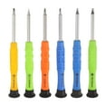 thumbnail image 1 of Juego de 6 destornilladores pequeños con 6 tamaños de cabeza magnética Phillips/ranurada/Torx/estrella de cinco/Y tipo para herramientas de reparación de pequeños electrodomésticos, 1 of 7