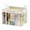 White-medium size, variant on Books Organizers Waterproof Books Container Foldable Books Box Books Storage Case Toy Box School Office Supplies
