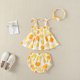 thumbnail image 4 of Foshan ropa para niños vestido de bebé 2019 verano nueva niña de limón vestido de tirantes traje de Abanopi Traje de etiqueta, 4 of 7