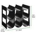 thumbnail image 4 of Organizador de almacenamiento para botellas de agua y vino mDesign, 3 niveles, 4 of 9