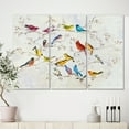 thumbnail image 1 of Designart - Oiseau Multicolore sur Arbre - Art Moderne de Ferme sur Toile, 1 of 2