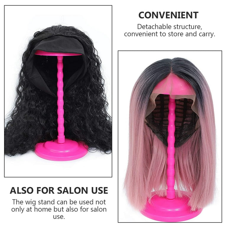 Wig Stand Adjustable Height Hat Display Lace Portable - Temu