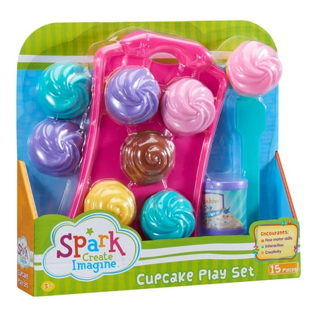 Spark. Create. Imagine. 15-Piece Cupcake Play Set