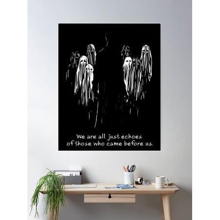 Whispers Of The Past Â€“ Ancestral Echoes Poster Wall Art, Modern Wall Decor For Living Room Bedroom, 8x12 UNFRAMED