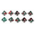 thumbnail image 2 of 10 Uds D10 dados poliédricos para juego de rol RPG juego de Zulema Dados poliédricos, 2 of 8