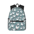 thumbnail image 1 of Disketp Funny Chicken Mochila Ligera Clásica con Múltiples Bolsillos, Mochila Casual para Hombre y Mujer, Ideal para Escuela, Trabajo y Viajes, 1 of 6