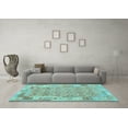 thumbnail image 3 of Ahgly Company Indoor Rectangle Southwestern Light Blue Country Area Rugs, 2' x 3', 3 of 4