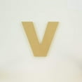 thumbnail image 2 of Package of 1, 10 Inch X 1/2" Thickness MDF Letter V in The Arial Font, Thick, Upper Case for Art & Craft Project, Made in USA, 2 of 4