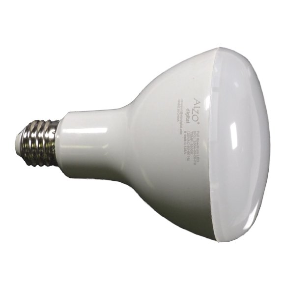 ALZO 8W (80W) 650 Lumens, Dimmable Daylight LED Flood Light Bulb PAR 30 5500K CRI> 93, Pack of 4