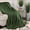 Green, variant on Superior Atka Plush Fleece Diamond Blanket, Full/Queen Size, Rust