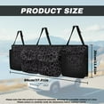 thumbnail image 6 of KUIFORTI Car Trunk Organizer Small SUV Trunk Organizers and Storage, Balck Leopard Print Car Organization Women Stylish Car Accessories with 4 Pockets, Leave Room for Buying and Shopping, 6 of 6