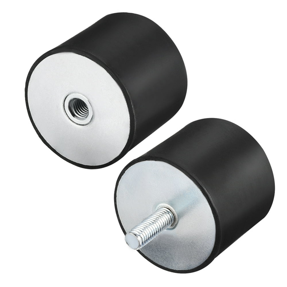 M10 Rubber Shock Absorber Anti Vibration Isolators 60 x 50mm Black