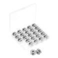 thumbnail image 1 of Unique Bargains Metal Bobbins Set Standard Sizes with 25 Compartments Box for Sewing Machine, 1 of 6