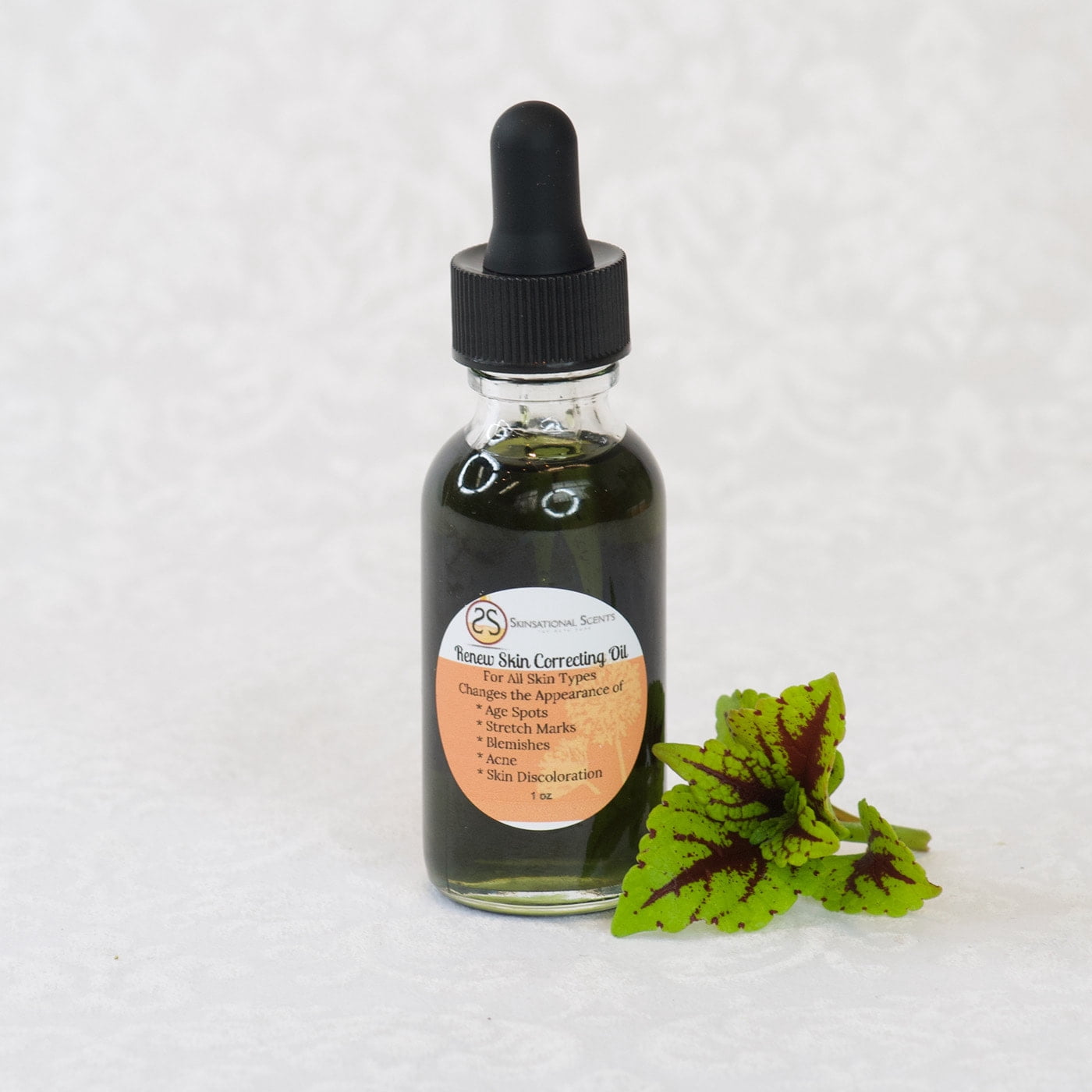 Skinsational Scents: Renew Skin Moisturizing Correcting Oil for Acne, Age Spots, Sensitive, Oily and Pigmented Skin